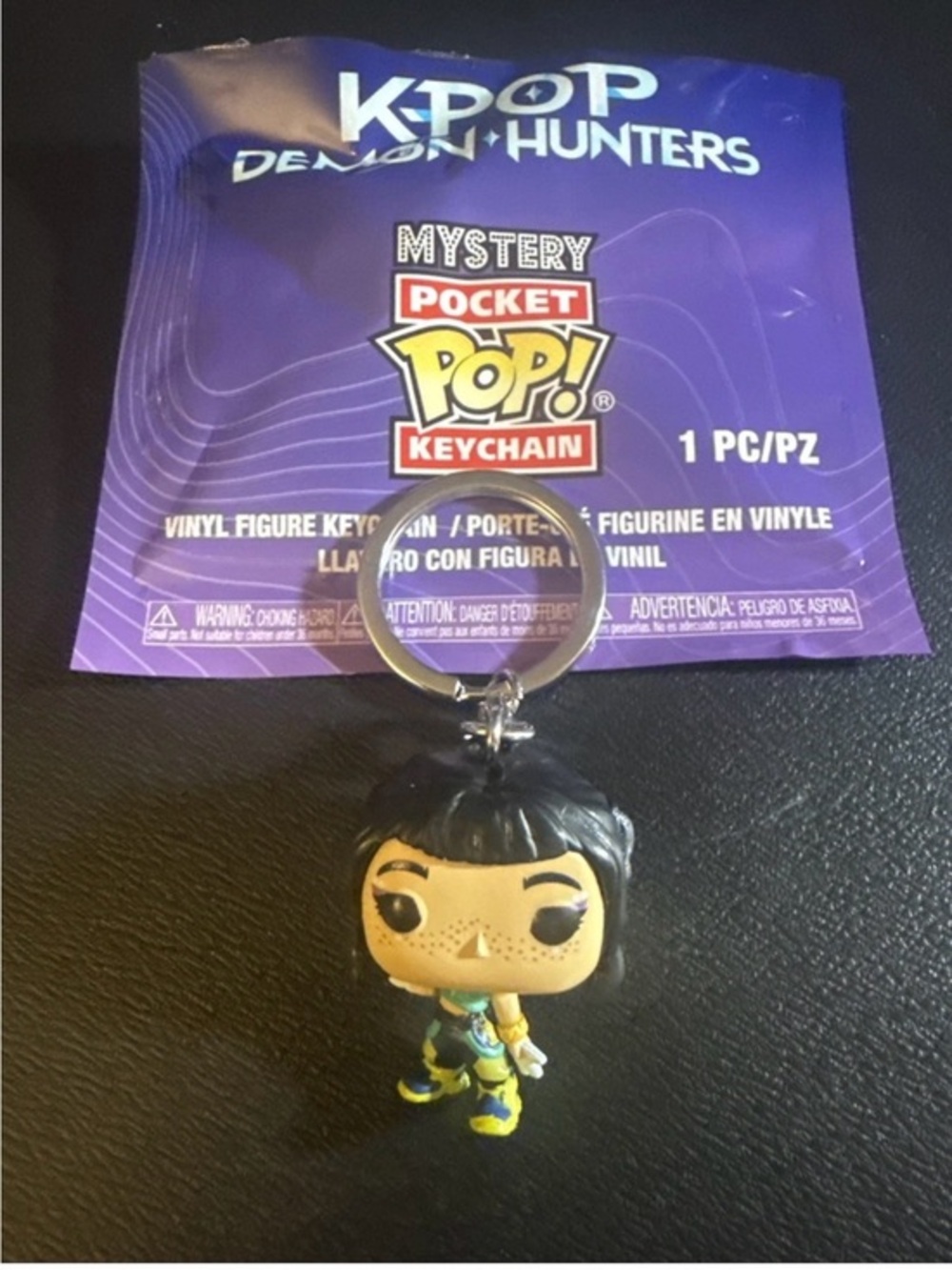 NEW Funko! Netflix K-Pop Demon Hunters - Zoey Keychain Pocket Pop! OPENED BAG